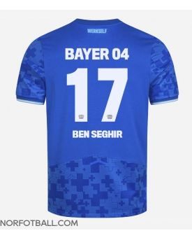 Billige Fotballdrakt Bayer Leverkusen Eliesse Ben Seghir #17 Replika Tredjedrakt 2025-26 Kortermet Billige Fotballdrakt Bayer Leverkusen Eliesse Ben Seghir #17 Replika Tredjedrakt 2025-26 Kortermet